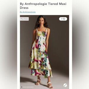 By Anthropologie Tiered Maxi
Dress Size 4